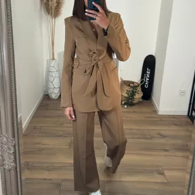 ENSEMBLE BLAZER + PANTALON CAMEL KENZO