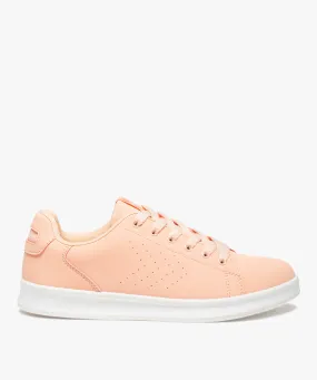 Tennis femme unies à lacets – Hummel Busan orange