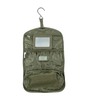 Trousse de toilette kaki multipoches